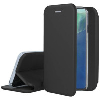 Луксозен кожен калъф тефтер ултра тънък Wallet FLEXI и стойка за Samsung Galaxy Note 20 N980F черен 